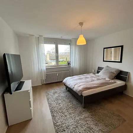 Lägenhet Geraeumige Ferienwohnung Emsaue *