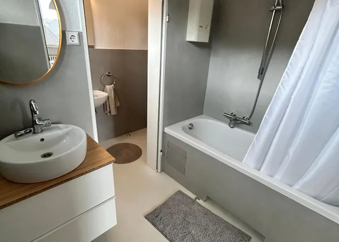 Apartmán Geraeumige Ferienwohnung Emsaue