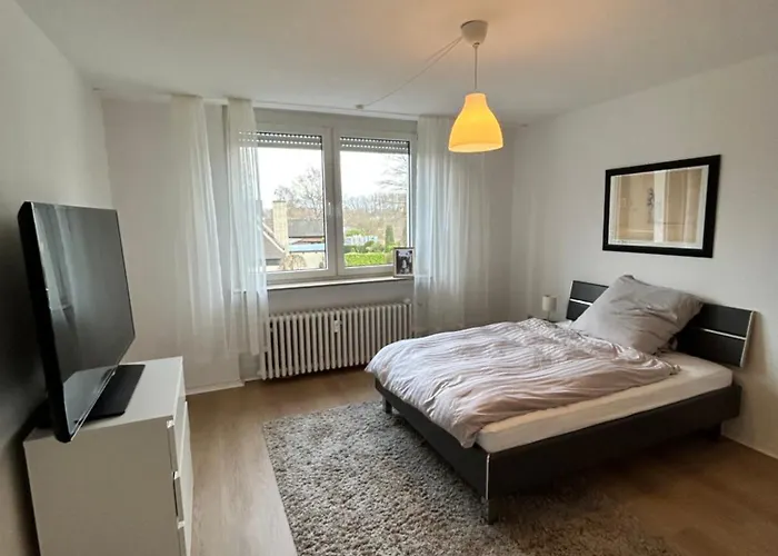 Apartmán Geraeumige Ferienwohnung Emsaue *